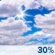 Sunday: Partly Sunny then Showers And Thunderstorms Likely