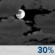 Wednesday Night: Mostly Cloudy