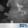 Sunday Night: A chance of showers and thunderstorms before 4am, then a slight chance of showers.  Partly cloudy, with a low around 42. West northwest wind 11 to 14 mph, with gusts as high as 20 mph.  Chance of precipitation is 30%. New rainfall amounts of less than a tenth of an inch, except higher amounts possible in thunderstorms. 