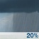 Wednesday: A chance of showers before 2pm, then showers likely and possibly a thunderstorm between 2pm and 4pm, then a chance of showers and thunderstorms after 4pm. Some of the storms could produce gusty winds.  Mostly cloudy, with a high near 60. South wind around 10 mph.  Chance of precipitation is 60%. New rainfall amounts of less than a tenth of an inch, except higher amounts possible in thunderstorms. 