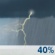Sunday: A chance of showers and thunderstorms.  Cloudy, with a high near 68. Northwest wind 5 to 10 mph.  Chance of precipitation is 40%.